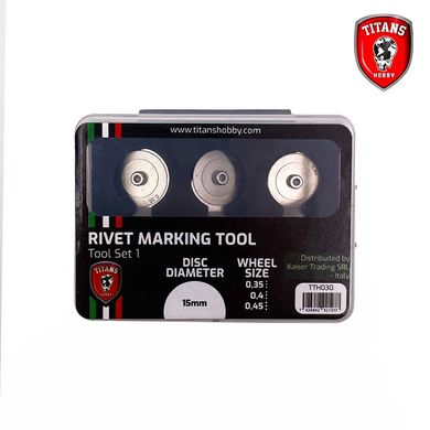 A set of tools for making rivets TITANS HOBBY TTH030