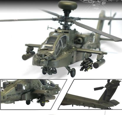 Сборная модель 1/72 вертолет AH-64D Apache [Block II] Early Version" Academy 12514