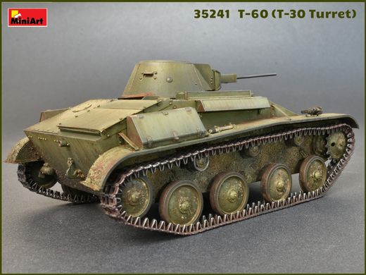 Збірна модель 1/35 Танк Т-60 (БАШТА Т-30) з інтер'єром MiniArt 35241