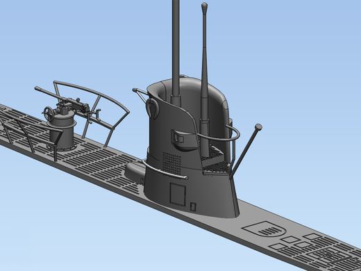 Prefab Model 1/144 Submarine Type IIB, German Submarine (1939) ICM S.009