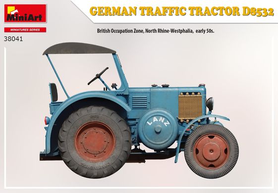 Сборная модель 1/35 немецкий транспортный трактор D8532 MiniArt 38041