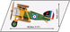 Учебный конструктор британский истребитель Sopwith Camel F.1 COBI 2987