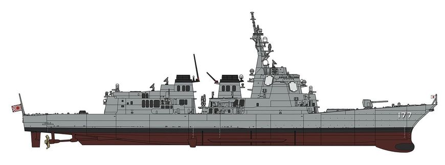 Збірна модель 1/450 есмінець JMSDF DDG Atago "2017" Hasegawa 40104