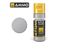 Acrylic paint ATOM Stone Gray Ammo Mig 20132