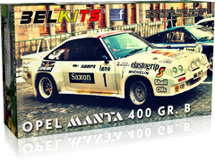 1/24 scale model car Opel Manta 400 [WIA 5957] "Saxon" Ypres´84 #1 McRae/Grindrod Belkits BEL-009