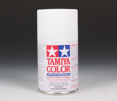 Aerosol spray paint white matte PS-1 White 100 ml Tamiya 86001