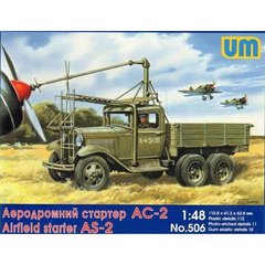 Assembled model 1/48 airfield launcher AS-2 UM 506