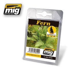 Макетне листя Папороть Fern Ammo Mig 8450