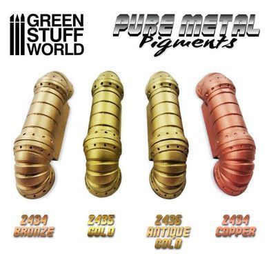 Пигменты изготовлены из настоящих металлов Pure Metal Pigments GOLD 30 мл GSW 2435