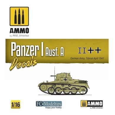 Декалі 1:16 Panzer I Ausf. A Decals Ammo Mig 8060