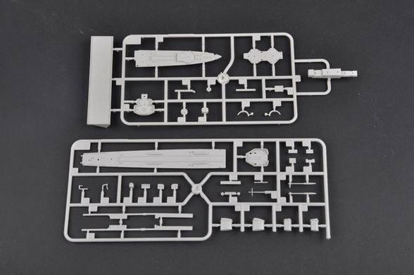 Assembly model 1:700 ship German Zerstorer Z-30 1942 Trumpeter 05788