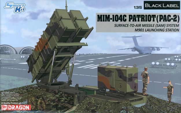 Збірна модель 1/35 ЗРК MIM-104C Patriot Surface-to-Air Missile (SAM) System (PAC-2) Dragon 3604