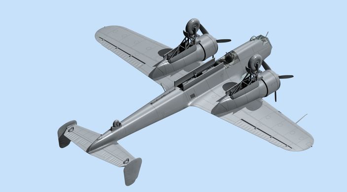 Збірна модель 1/72 літак Do 17Z-2, Бомбардувальник ВПС Фінляндії 2 Світової війни ICM 72308