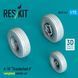 Scale model 1:72 A-10 "Thunderbolt II" wheel set Reskit RS72-0541