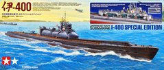Сборная модель 1/350 подлодка Japanese Navy Submarine I-400 Special Edition Tamiya 25426