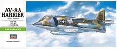 Збірна модель 1/72 реактивний літак AV-8A Harrier U.S.M.C. Attacker Hasegawa 00240