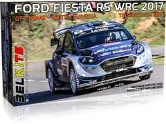 Сборная модель 1/24 раллийное автомобили Ford Fiesta RS WRC Tour de Corse 2017 Belkits BEL-013