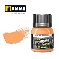 Фарба для техніки сухого пензля Drybrushing Світло-помаранчевий (Light Orange) Ammo Mig 0638