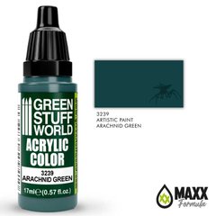 Opaque acrylic paint ARACHNID GREEN with a matte finish 17 ml GSW 3239