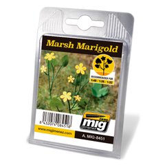 Макетные цветы Бархатцы болотные Marsh Marigold Ammo Mig 8451