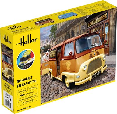 Prefab model 1/24 car Renault Estafette - Starter kit Heller 56743