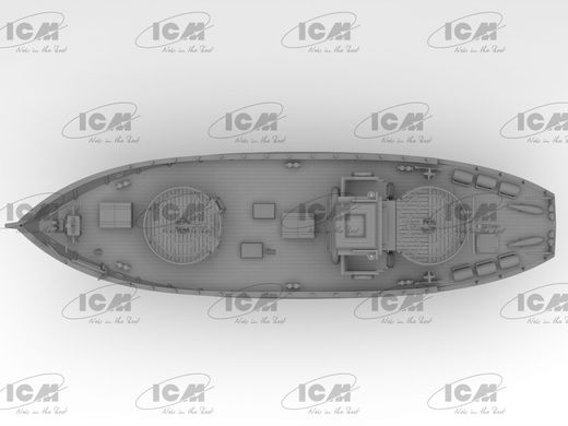 Збірна модель 1/144 KFK Kriegsfischkutter, німецький багатоцільовий катер 2 СВ (100% нові форми) ICM S.012