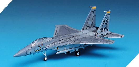 Assembled model 1/144 F-15C Academy fighter 12609