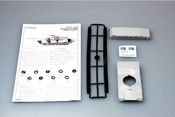 Сборная модель 1:72 танк M1A2 Abrams MBT Trumpeter 07279