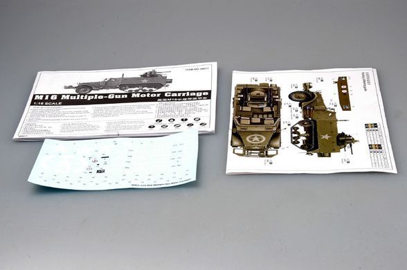 Збірна модель 1:16 американська напівгусенична броньована машина M16 Trumpeter 00911