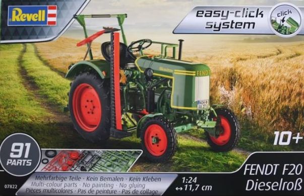 Збірна модель 1/24 трактор Fendt F20 „Dieselroß“ Easy Click Revell 07822
