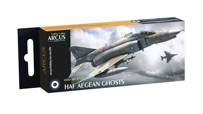 Набір емалевих фарб HAF Aegean Ghosts Arcus 7001