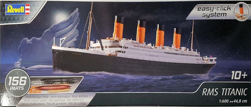 RMS Titanic Easy Click Revell 05498 1:600 build model