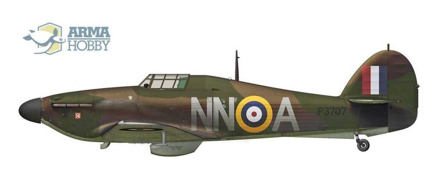 Збірна модель Hurricane Mk I Allied Squadrons Limited Edition Arma Hobby 70024