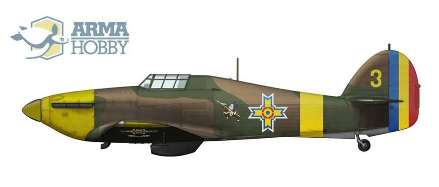 Сборная модель 1/72 истребителя Hurricane Mk I Easter Front Limited Edition Arma Hobby 70025