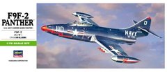 Збірна модель 1/72 реактивний літак F9F-2 Panther (U.S. Navy Carrier-Based Fighter) Hasegawa 00242