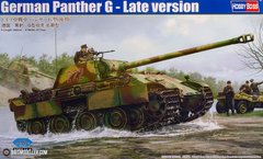 Assembled model 1/35 tank German Panther G - Late version Hobby Boss 84552