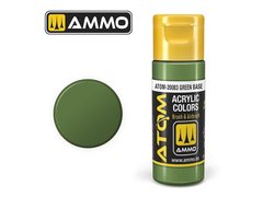 Акриловая краска ATOM Green Base Ammo Mig 20083