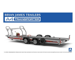 Збірна модель 1/24 причіп Brian James Trailers A4 Transporter Aoshima 05260