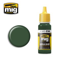 Акрилова фарба Середній зелений FS 34092 (Medium Green) Ammo Mig 0238