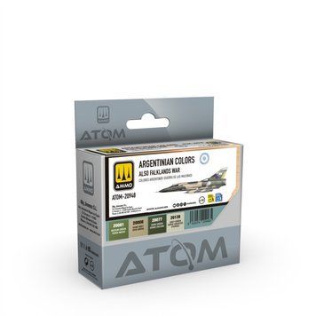 ATOM Argentinian Colors Vol. 1 (also Falklands War) Paint Set, Ammo Mig 20948