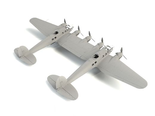 Сборная модель 1/48 самолет He 111Z-1 "Zwilling", Немецкий буксировщик планеров II СВ ICM 48260