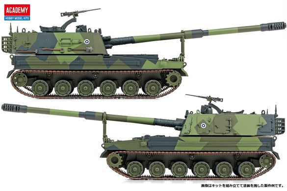 Assembled model 1/35 howitzer Finnish Army K9FIN Moukari Academy 13519