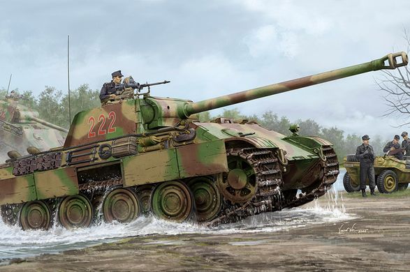 Збірна модель 1/35 танк German Panther G - Late version Hobby Boss 84552