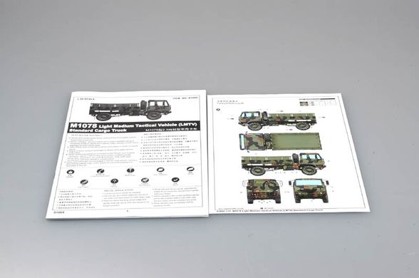 Збірна модель 1/35 середня та легка військова вантажівка M1078 2,5-тонна Trumpeter 01004