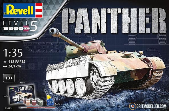 Збірна модель 1/35 танка Panther Ausf. D Revell 03273