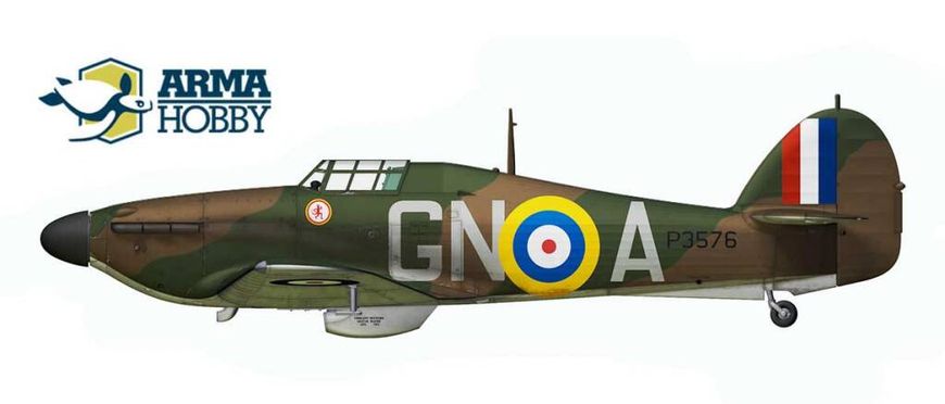 Сборная модель 1/72 Hurricane Mk I Battle of Britain Limited Edition Arma Hobby 70023
