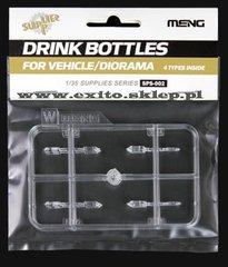 1/35 pet bottle model for diorama Drink Bottles Meng Model SPS-002