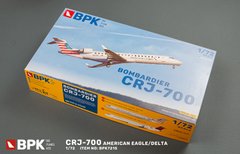 Prefab model 1/72 aircraft CRJ-700 American Eagle/Delta BPK 7215