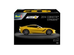 Prefab model 1/24 car 2014 Corvette Stingray Easy Click Revell 07825