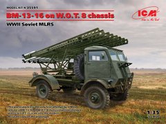 Assembled model 1/35 BM-13-16 on W.O.T chassis. 8, Soviet RSZV II SV ICM 35591